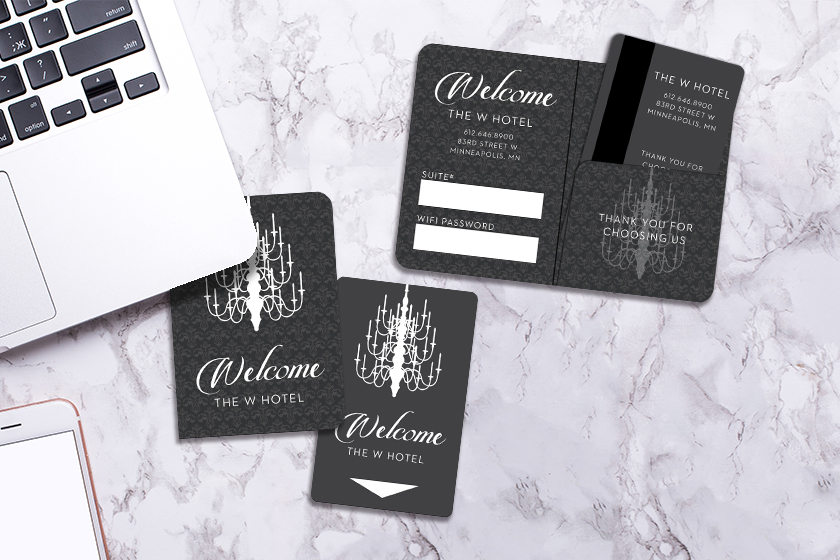 Hotel key deals card folders